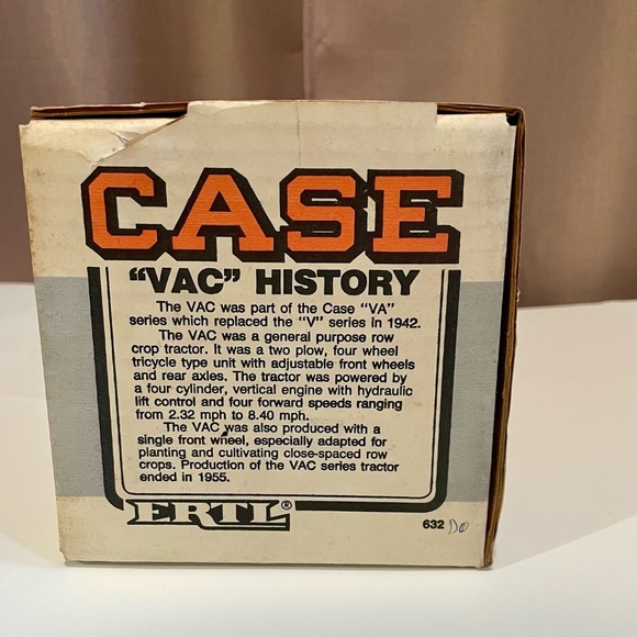 Vintage 1988 Ertl “Vac” Tractor NIB - Picture 5 of 6